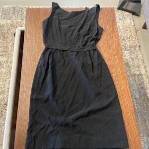 vintage black dress 1940s